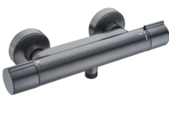 Atlantic thermostatische douchekraan Colin gun metal 15 cm
