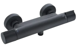 Atlantic thermostatische douchekraan Colin zwart 15 cm