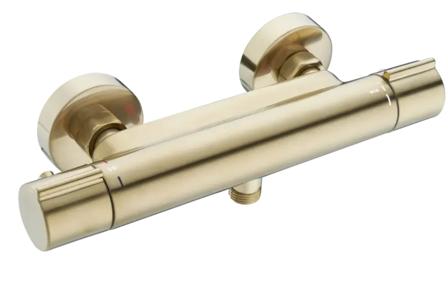 Atlantic thermostatische douchekraan Colin messing