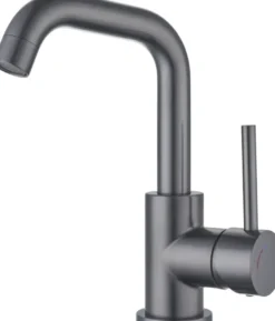 Atlantic wastafelkraan Olivier gun metal