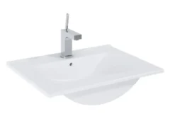 Atlantic wastafel Kyra wit keramiek 60 cm