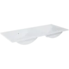 Atlantic wastafel Kyra wit keramiek 120 cm