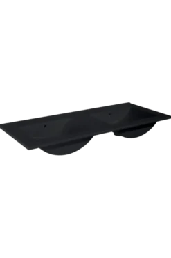 Atlantic wastafel Kyra zwart keramiek 120 cm