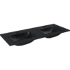 Atlantic Wastafel Skappa 120 cm zwart