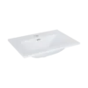 Atlantic wastafel Skappa wit keramiek 60 cm