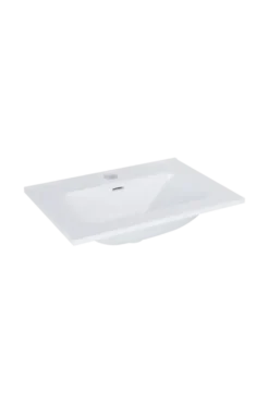 Atlantic wastafel Skappa wit keramiek 60 cm