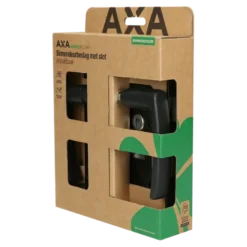 AXA binnendeurbeslag edge blokkruk sl55 met slot zwart Clearance