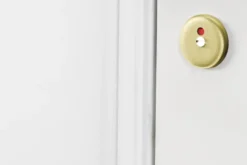 AXA binnendeurrozet klik met toilet-/badkamersclot rond goud Discount
