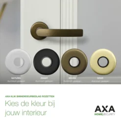 AXA deurkrukset Curve Blok aluminium rozet met sleutelplaat Discount