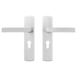 AXA deurkrukset Curve Blok aluminium blindschild sleutelgat PC55 Outlet