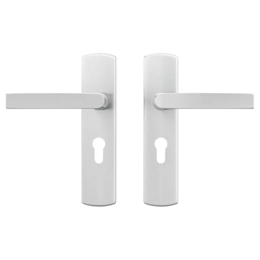AXA deurkrukset Curve Blok aluminium blindschild sleutelgat PC55 Outlet