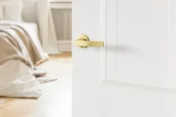 AXA deurkrukset Curve Blok goud rozet Clearance
