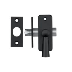 AXA inboorgrendel doornmaat 25mm zwart incl sluitplaat