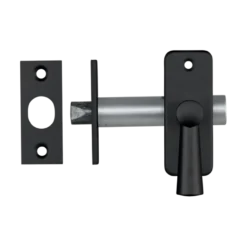 AXA inboorgrendel doornmaat 50mm zwart incl sluitplaat