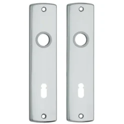 AXA langschild binnendeur aluminium kruk/sleutel 72 mm Discount