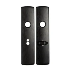 AXA Langschild binnendeur voor badkamerslot/wc-slot 72 mm zwart New