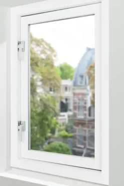 AXA Raamsluiting design met nok rechts aluminium Best