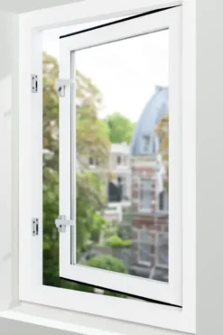 AXA Raamsluiting design met nok rechts aluminium Best