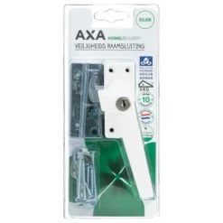 AXA raamsluiting met slot SKG 1-ster rechts wit buitendraaiend Clearance