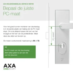 AXA veiligheidsbeslag Edge achterdeur zwart kortschild met SKG 3-sterren 52 mm Online