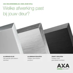 AXA veiligheidsbeslag Edge achterdeur zwart kortschild met SKG 3-sterren 52 mm Online