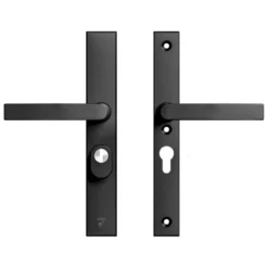 AXA veiligheidsbeslag Edge achterdeur zwart smal schild met SKG 3-sterren 55 mm Discount