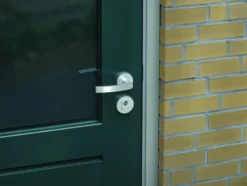 AXA veiligheidsbeslag Oval achterdeur aluminium rozet met SKG 3-sterren