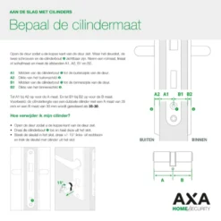 AXA veiligheidscilinder xtreme enkel 30-10mm SKG*** Hot