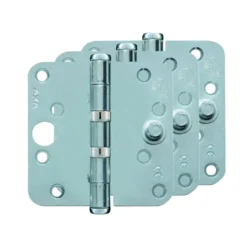 AXA Veiligheidsscharnier kogellager afgeronde hoeken SKG 3-sterren verzinkt 89x89 mm 3 stuks New