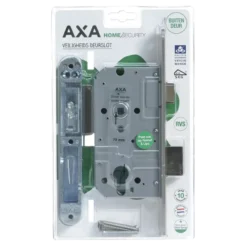 AXA veiligheidsslot 7425 incl sluitkom pc72 ronde voorplaat rvs SKG** Clearance