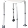 Basic douchestoel zitting rond H= 38-51 cm 100 kg