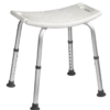 Basic douchestoel zitting 51x31 cm H= 38-55 cm 100 kg