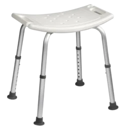 Basic douchestoel zitting 51x31 cm H= 38-55 cm 100 kg
