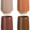 Beker donker paars donker roze donker bruin donker geel - h12xd8cm
