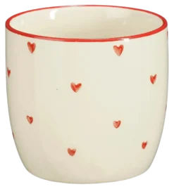Beker donker rood - h9xd9cm