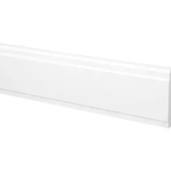 Geen Belegstuk grenen wit gelakt 16x90mm 270cm