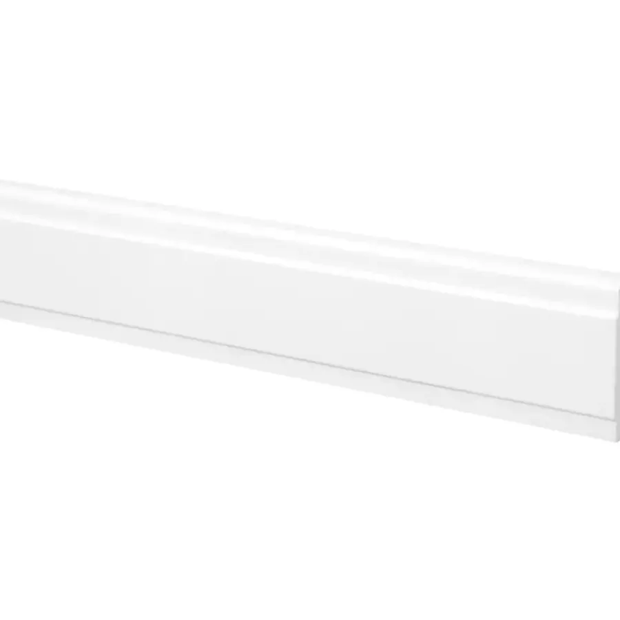Geen Belegstuk grenen wit gelakt 13x70mm 270cm Sale