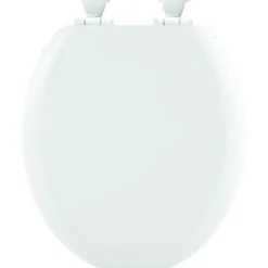 Bemis Chicago wc bril hout wit met softclose en quick release