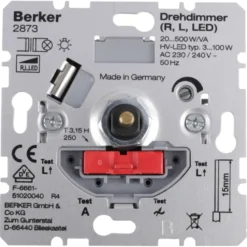 Berker Inbouw Dimmer LED/Gloei/Halogeen Clearance