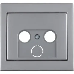 Berker K5 Centraalplaat Radio/TV RVS Clearance