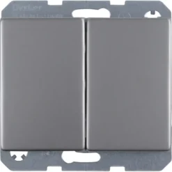 Berker K5 Serieschakelaar RVS Best