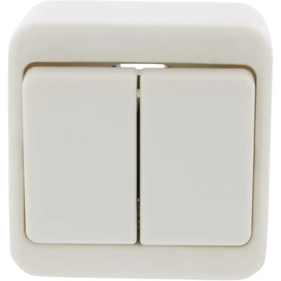 Berker Opbouw Serieschakelaar Wit Outlet
