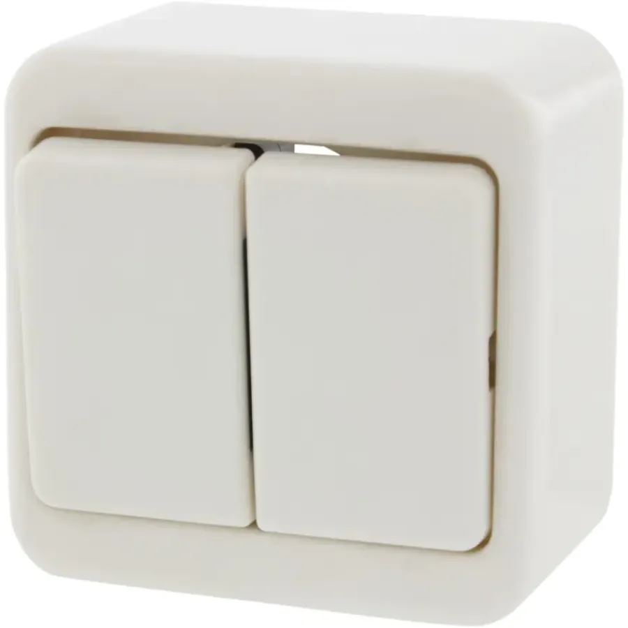 Berker Opbouw Serieschakelaar Wit Outlet