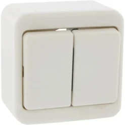 Berker Opbouw Serieschakelaar Wit Outlet