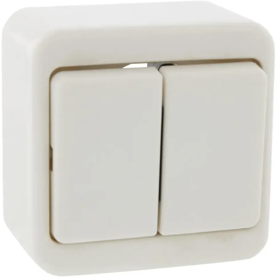 Berker Opbouw Serieschakelaar Wit Outlet