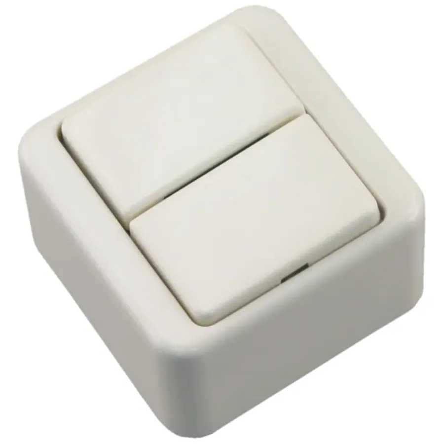 Berker Opbouw Serieschakelaar Wit Outlet