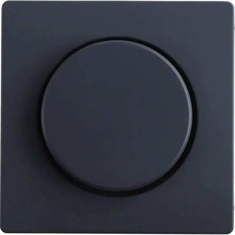 Berker Q1 Centraalplaat Dimmer Antraciet Outlet