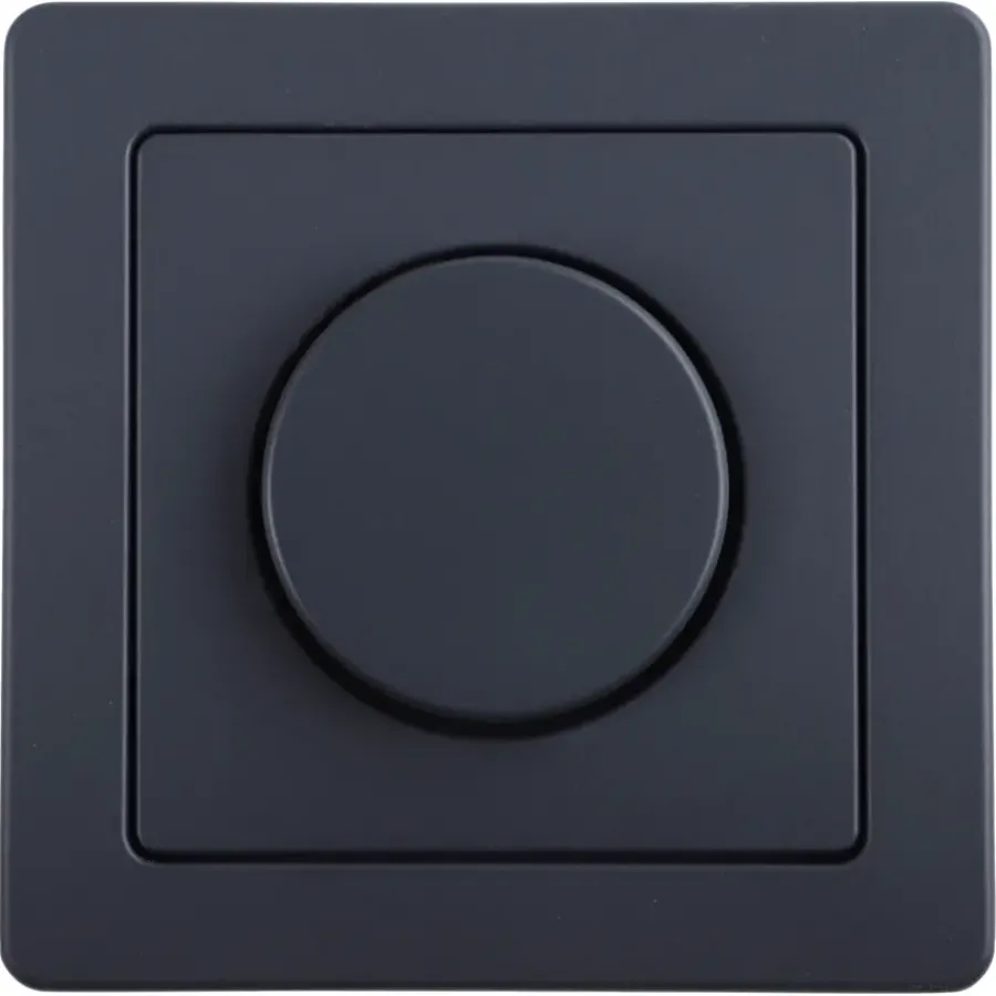Berker Q1 Centraalplaat Dimmer Antraciet Outlet
