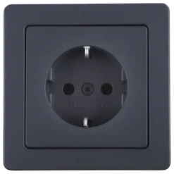 Berker Q1 Enkel Stopcontact Geaard Antraciet Sale