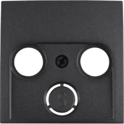 Berker S.1 Centraalplaat radio/TV Antraciet Clearance